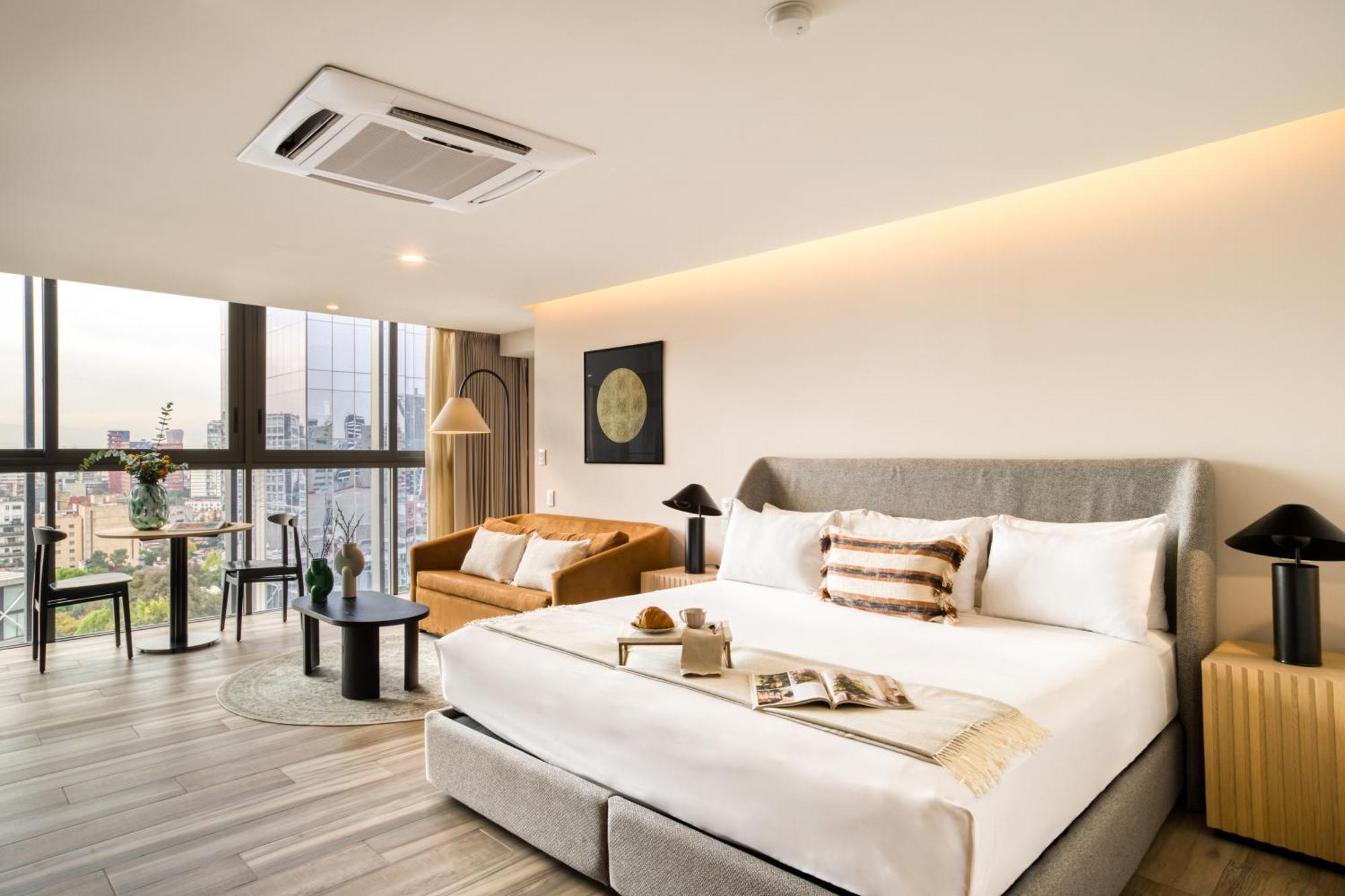 Aparthotel Uliv Cibeles Mexiko-Stadt Zimmer foto