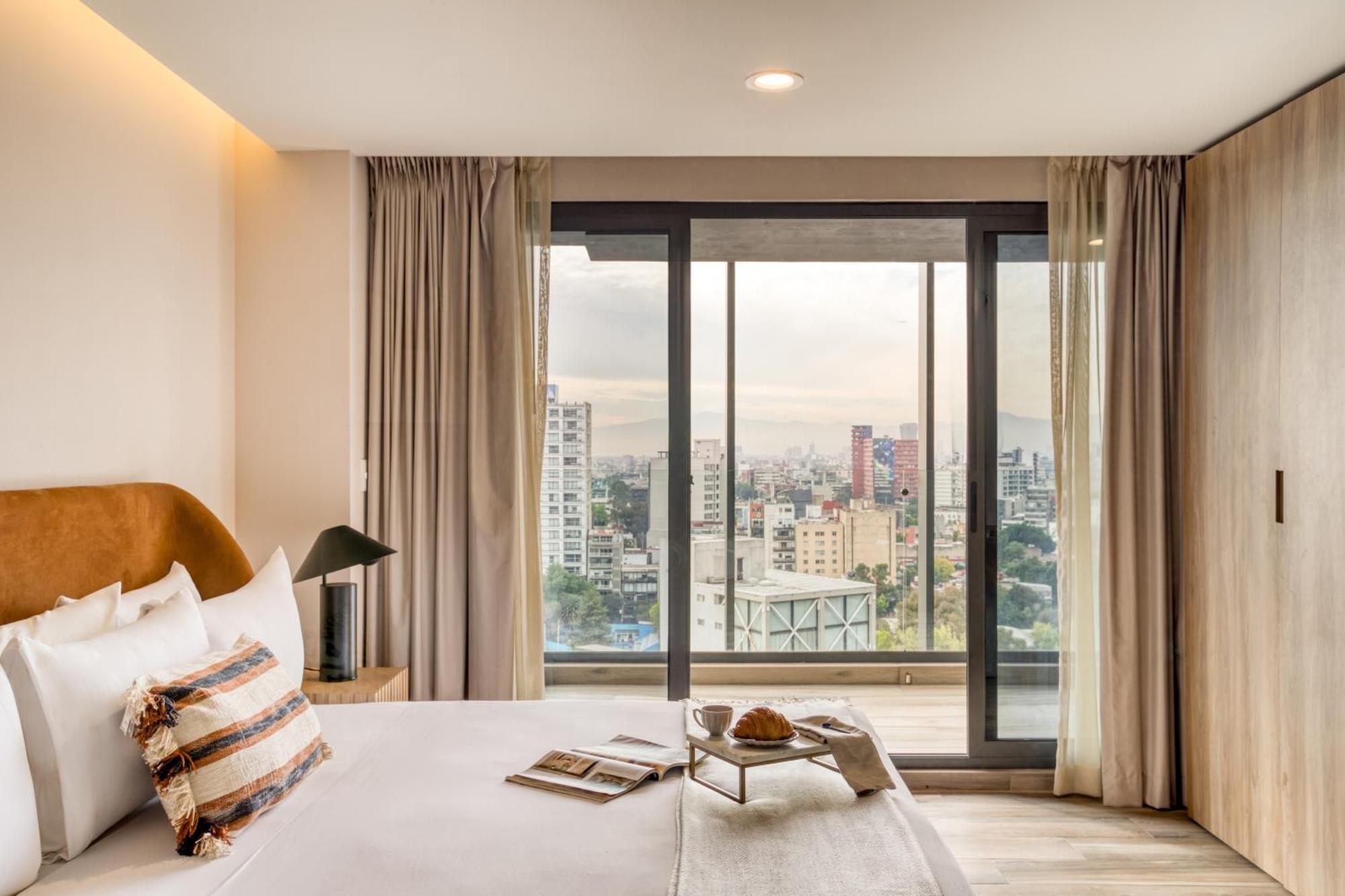 Aparthotel Uliv Cibeles Mexiko-Stadt Zimmer foto